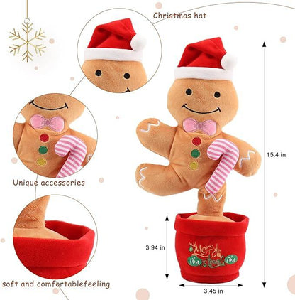 Christmas Dancing Toy Talking Singing Plush Toy