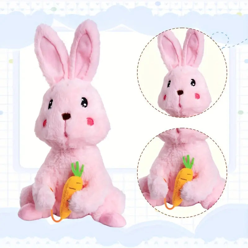 Food Rabbit Can Sing Can Learn To Talk Funny Electric Stuffed  (without Batteries)