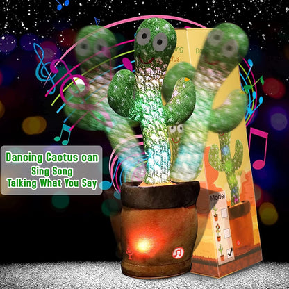 Dancing Cactus Toy, Dancing Talking Cactus for Kids and Baby, Singing Cactus Toy with 120 Songs