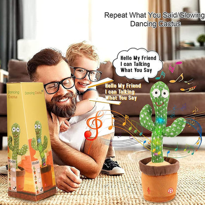 Dancing Cactus Toy, Dancing Talking Cactus for Kids and Baby, Singing Cactus Toy with 120 Songs