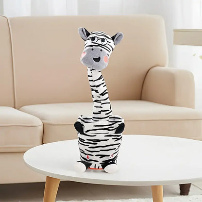 Zebra Electric Plush Toy Halloween Christmas Easter Gift Doll Decoration Can Learn To Talk And Sing Electric Plush Toy (without Batteries)