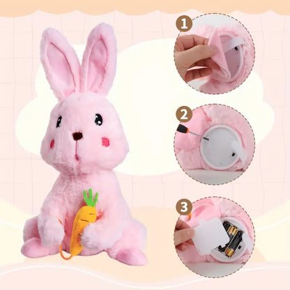 Food Rabbit Can Sing Can Learn To Talk Funny Electric Stuffed  (without Batteries)