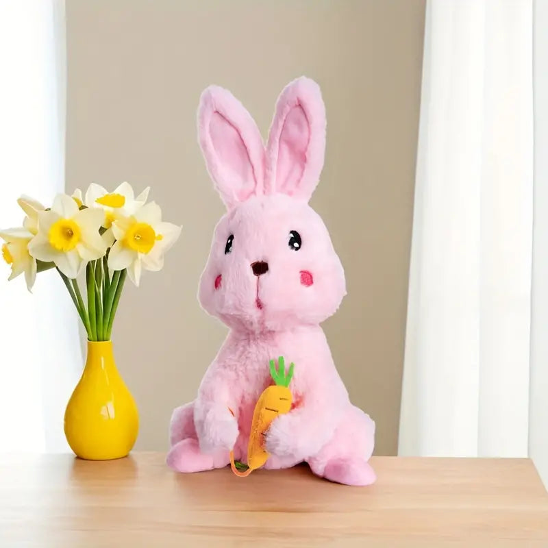 Food Rabbit Can Sing Can Learn To Talk Funny Electric Stuffed  (without Batteries)