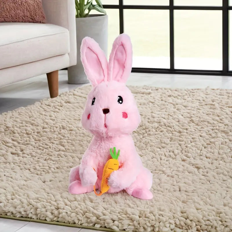 Food Rabbit Can Sing Can Learn To Talk Funny Electric Stuffed  (without Batteries)