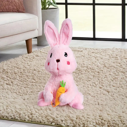 Food Rabbit Can Sing Can Learn To Talk Funny Electric Stuffed  (without Batteries)