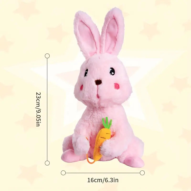 Food Rabbit Can Sing Can Learn To Talk Funny Electric Stuffed  (without Batteries)